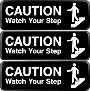 Watch Your Step Wall Sign